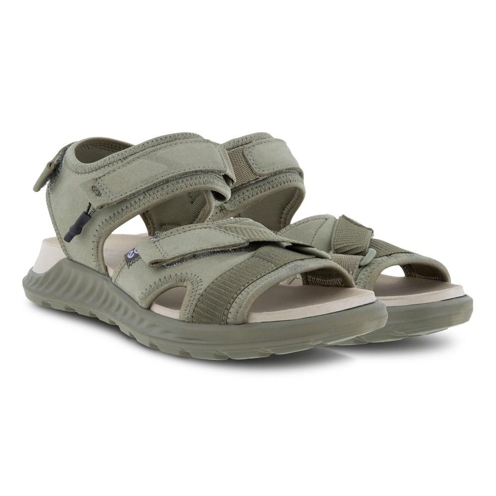 Sandalias Mujer - ECCO Exowrap 3S Velcro - Verde Oliva - PTZ865023